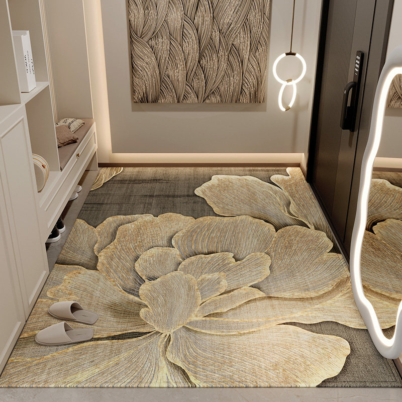 新款高级复古门垫入户门地垫门口轻奢进门地毯家用脚垫大门可裁剪,淘宝优惠券,粉丝福利购,淘宝优惠卷