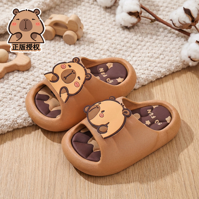 2026新款卡皮巴拉夏季儿童拖鞋男童防滑亲子室内洗澡女童宝宝凉拖,淘宝优惠券,粉丝福利购,淘宝优惠卷