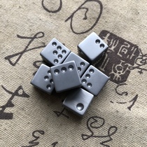 Mise-free titanium alloy tc21 Numerical control solid dice Traditional color son creative guessing drinking Ice Town Beverage EDC