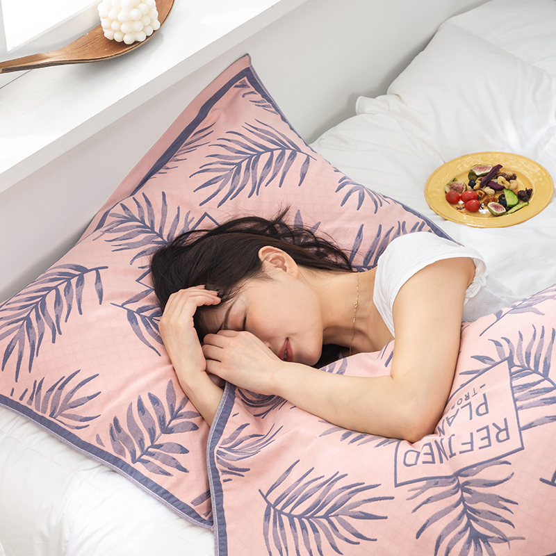 高密纯棉纱布枕巾一对装加大厚简约情侣单人学生成人枕头盖巾防滑,淘宝优惠券,粉丝福利购,淘宝优惠卷