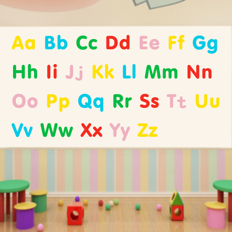 26个字母墙贴幼儿园宝宝早教立体装饰数字全套泡沫毛毡英文字母贴,淘宝优惠券,粉丝福利购,淘宝优惠卷
