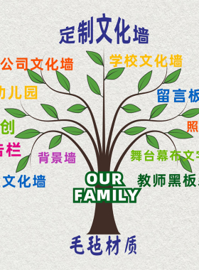 定制毛毡黑板报文化墙