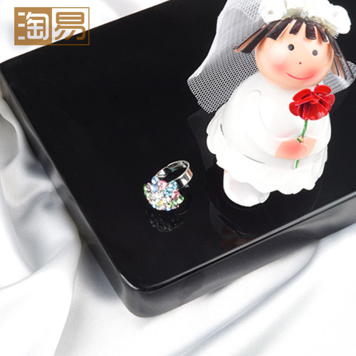 圆角亮光烤漆加厚搁板墙上一字隔板置物架装饰架书架壁挂架可定制 - 图1