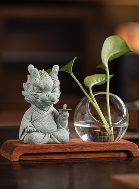 新中式水培花器桌面摆件装饰花盆