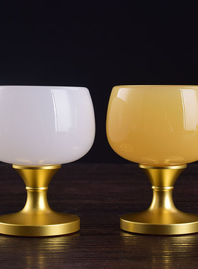 供酒杯三连五联套家用贡财神酒杯