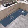 Diatom mud household kitchen floor mat, anti-slip, anti-oil, wipeable and wash-free carpet, new dirt-resistant and waterproof special carpet mat