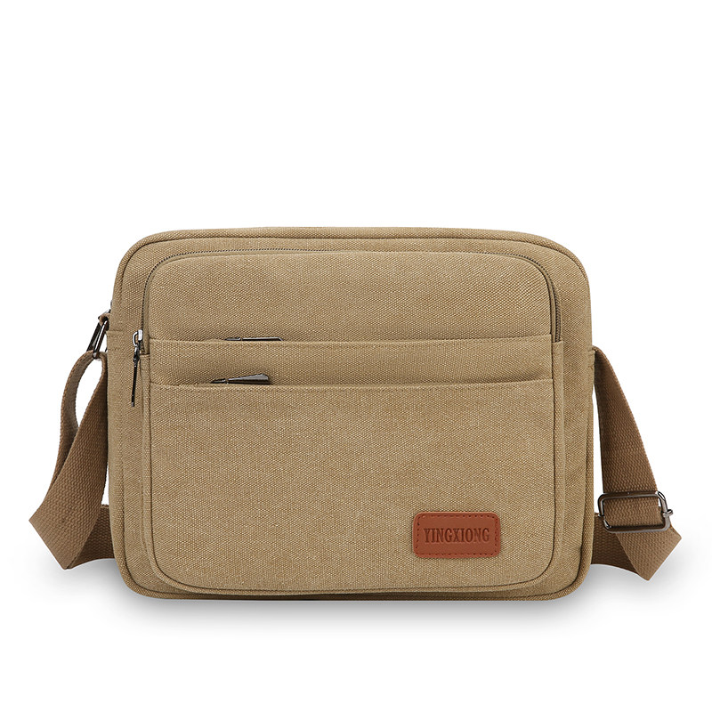 韩版潮流时尚男包大容量多层男士休闲包工具包收钱包耐用帆布包包,淘宝优惠券,粉丝福利购,淘宝优惠卷