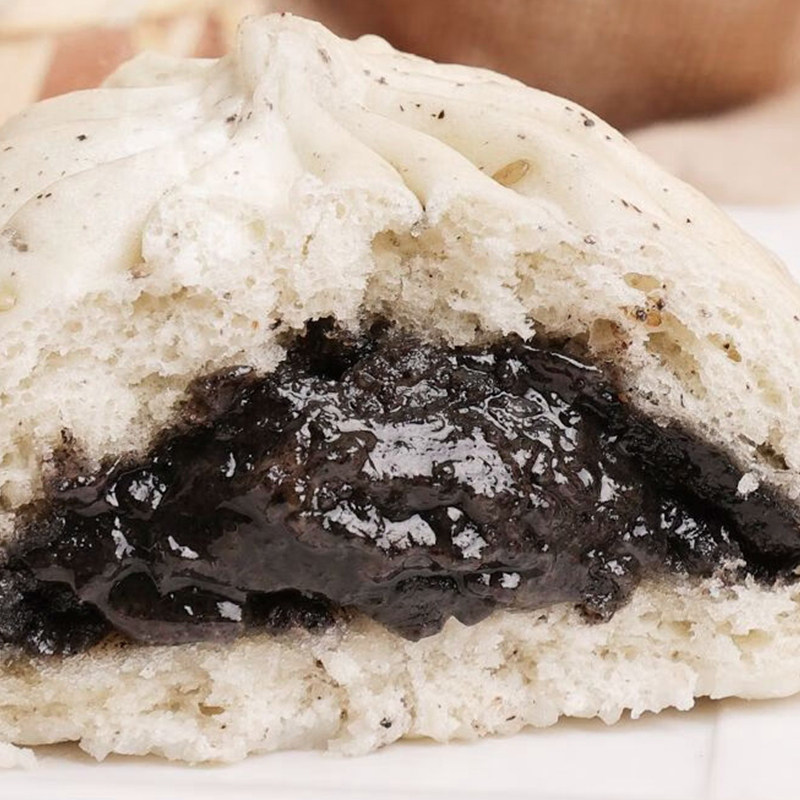 上海清美黑芝麻包奶黄包480g营养早餐速冻半成品包子馒头包点蒸包,淘宝优惠券,粉丝福利购,淘宝优惠卷