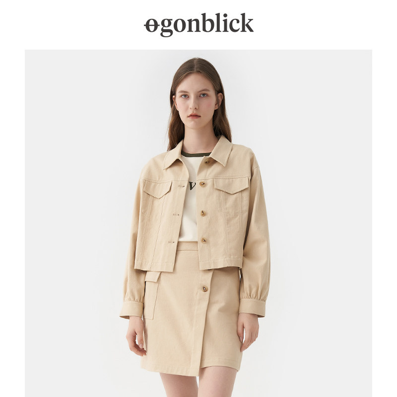 北欧时刻短外套2021秋季新款半身裙 gonblick北欧时刻短外套