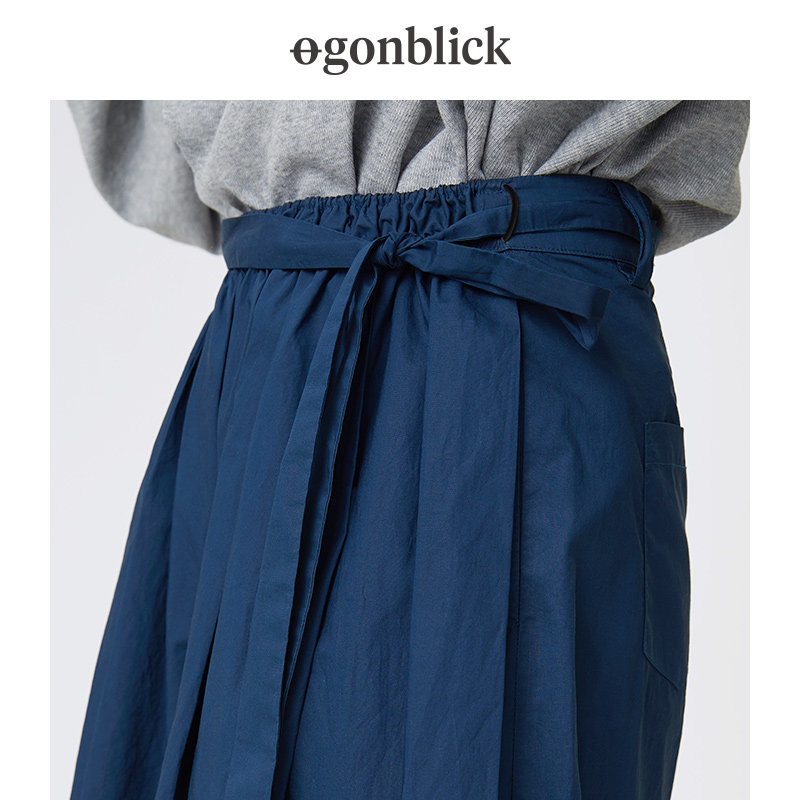 北欧时刻阔腿裙裤子女高腰秋休闲裤 gonblick北欧时刻休闲裤