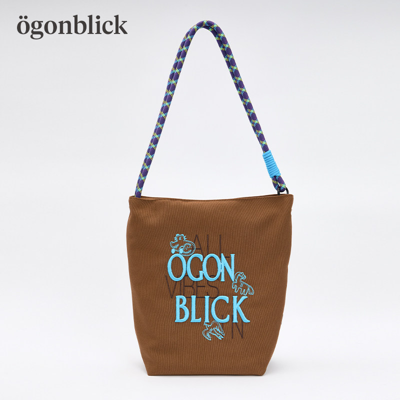 北欧时刻逗鸭刺绣彩绳设计感水桶单肩包女大容量旅行斜挎手提包包,淘宝优惠券,粉丝福利购,淘宝优惠卷