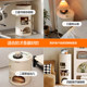 Gemeiju Storage Cabinet Snack Round Bedside Cabinet