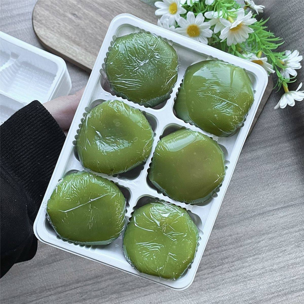 六连格白色无盖底托盘月饼托6格托塑料托盘糯米糍青团一次性衬托,淘宝优惠券,粉丝福利购,淘宝优惠卷