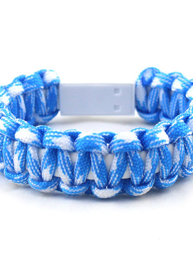 安卓充电线手环伞绳编织数据线手链智能手机充电器线手腕带