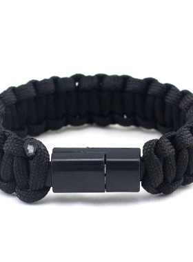 USB数据线手环 创意编织新品手机充电线手链 IOS数据线现货