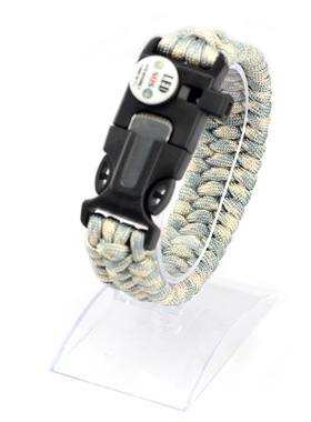 户外救援装备 七芯伞绳求生手链时尚韩版编织手绳首饰品现货