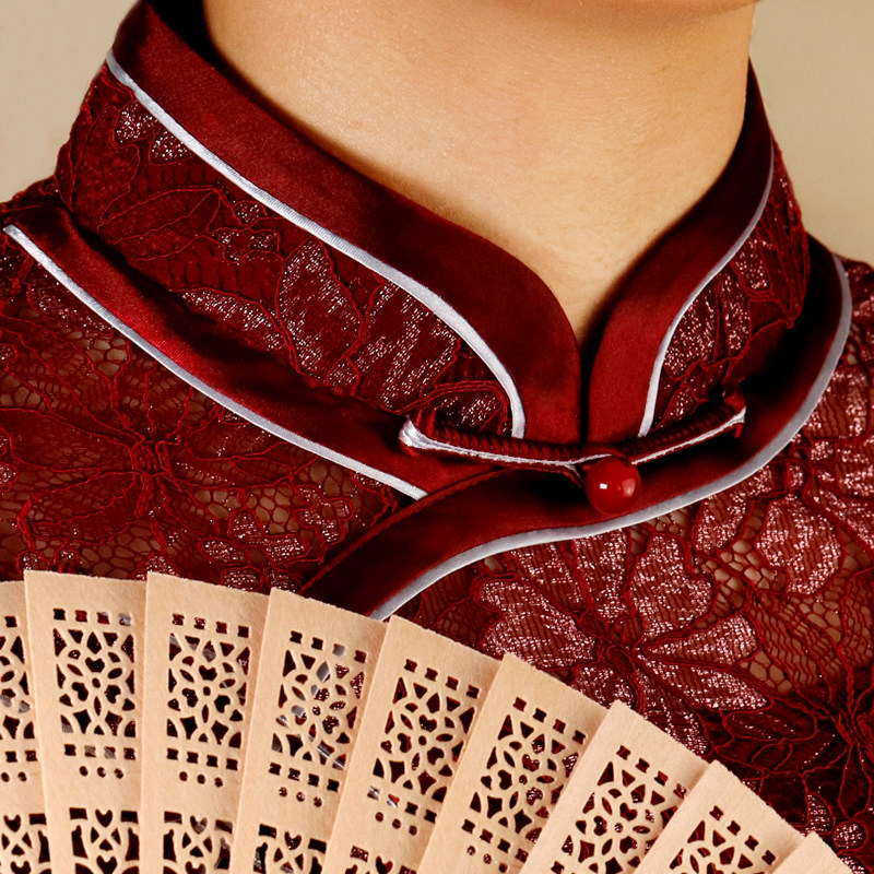旗袍包边条双色色丁滚边条衣服压边丝带缎带服装辅料镶边布料装饰_虎窝淘