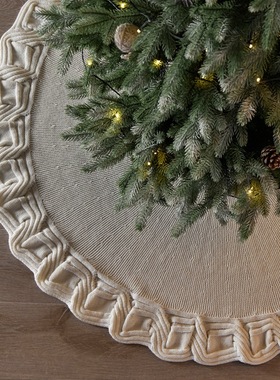 Christmas tree skirt dress decoration ornament home gift mat