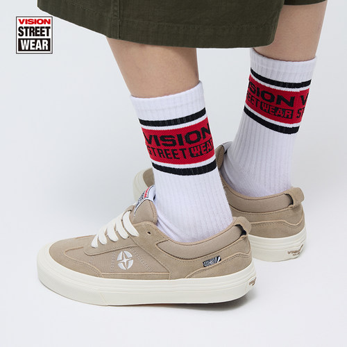 VISION官方 CHOPPER系列经典低帮翻毛皮运动板鞋帆布鞋多色可选 - 图3