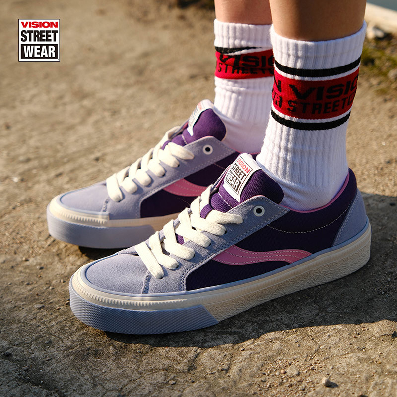 VISION X ODD ASTLEY PRO低帮翻毛皮休闲板鞋男女3色可选,淘宝优惠券,粉丝福利购,淘宝优惠卷