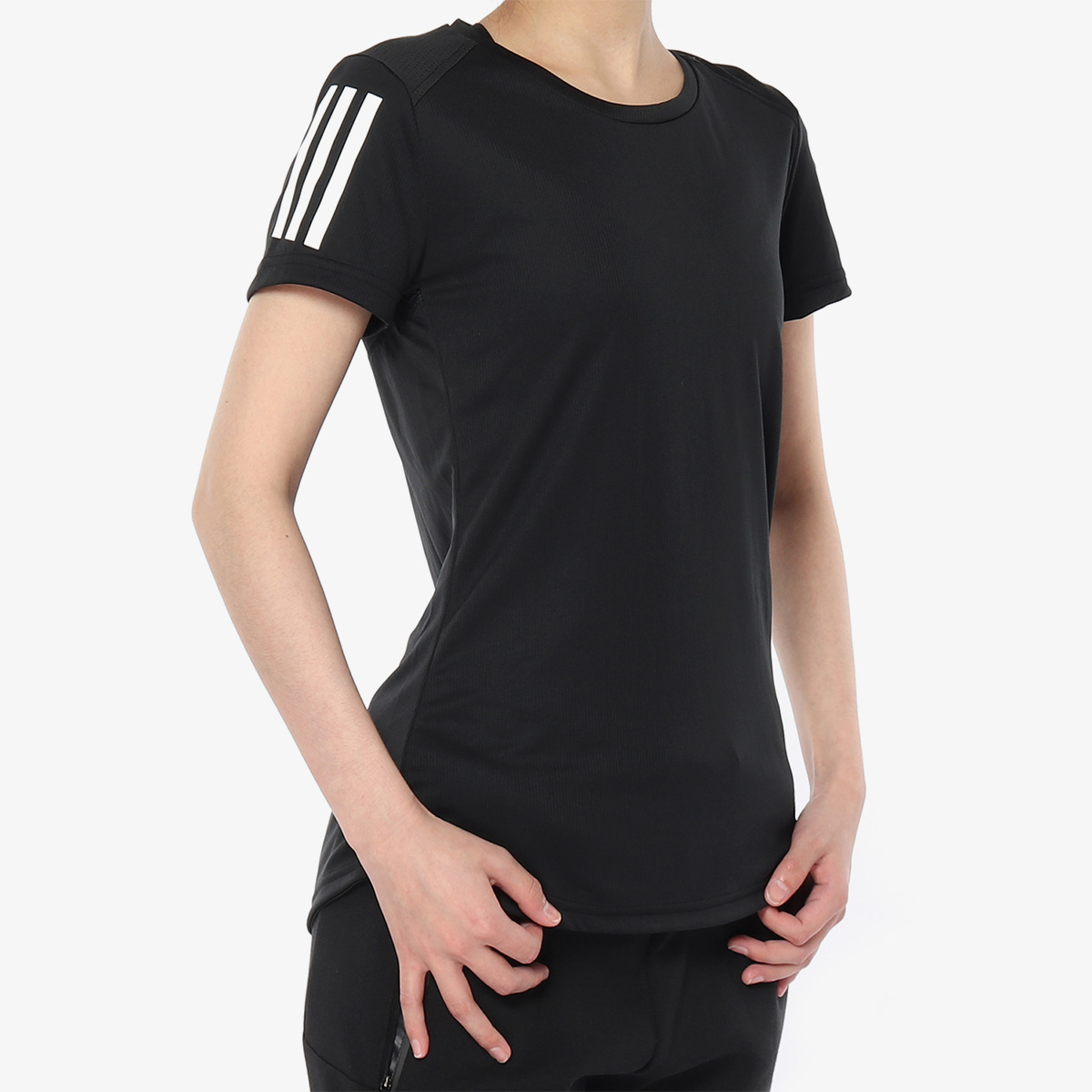 Adidas/阿迪达斯正品新款OWN THE RUN TEE 女子跑步短袖T恤DQ2618 - 图0