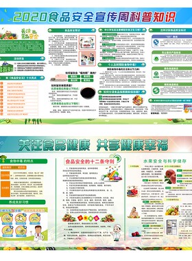 食品卫生安全标语海报健康安全