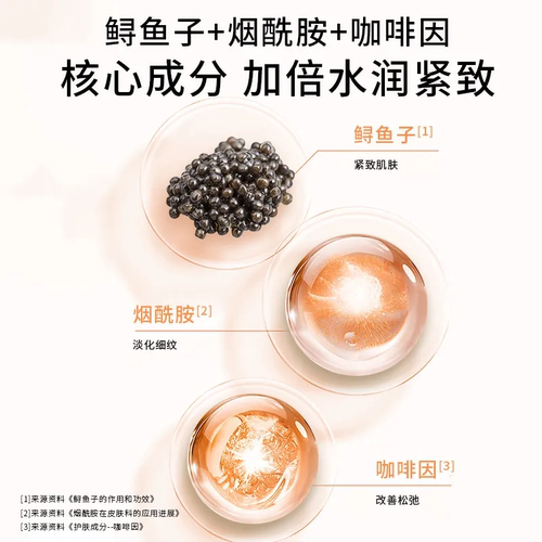 梵西鲟鱼籽靓采明眸眼霜淡化细纹滋润保湿改善细纹紧致抗皱正品 - 图1