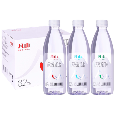 凡山天然苏打水500ml*12瓶整箱