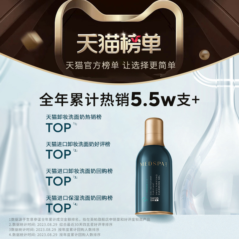 【新年礼物】MEDSPA法国美帕蓝球洁面温和洗面奶敏肌氨基酸蓝胖子