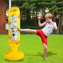 Child inflatable thickened Boxing Dolphin Cartoon Themed New Water Injection Boy Girl Tumbler Boxing Pole