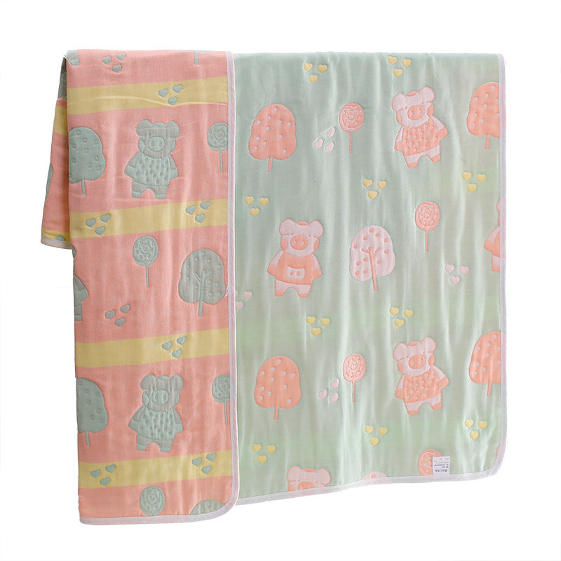 婴儿小毛毯夏凉被子新生儿空调房盖毯幼儿园棉纱布宝宝毛巾被包被,淘宝优惠券,粉丝福利购,淘宝优惠卷