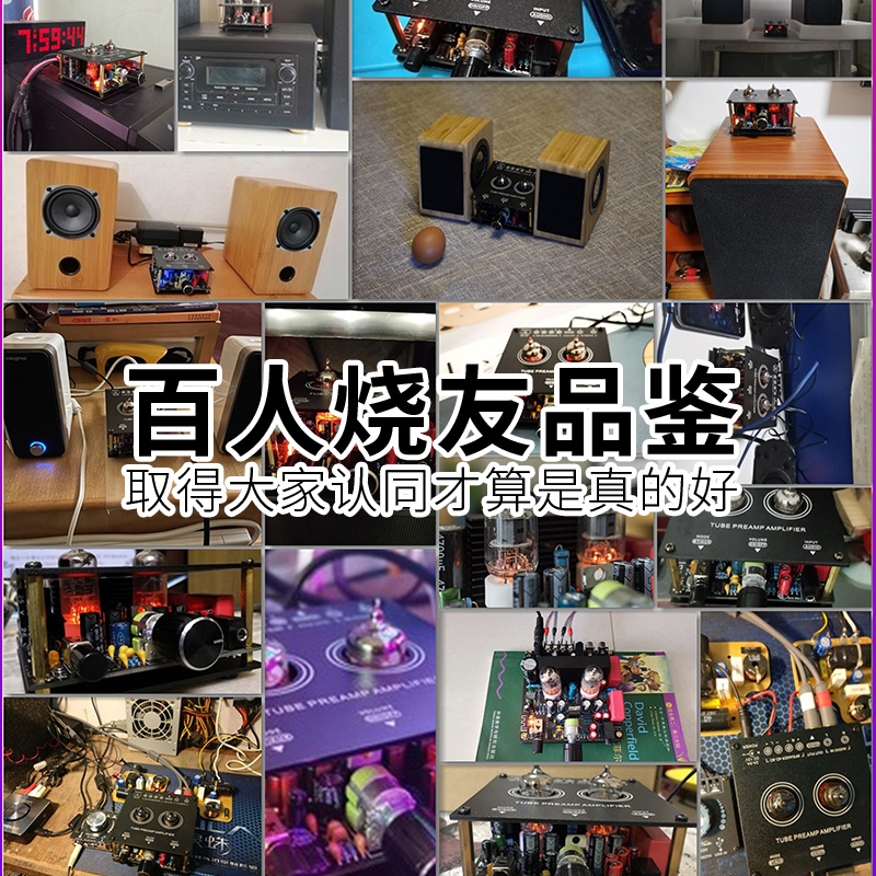 出口丹麦5.0蓝牙小功放胆机发烧hifi桌面卧室电子管胆前级合并