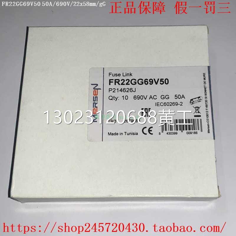 FR22GG69V32 FR22GG69V40 FR22GG69V50 FR22GG69V63 MERSEN熔断器 - 图3