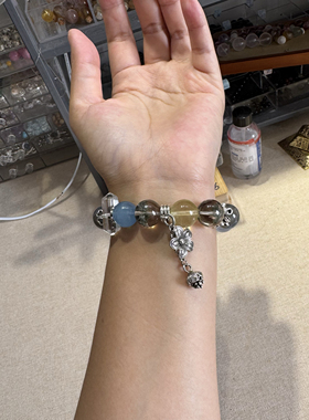 原创闪灵高货绿幽灵13mm黑体灰月光鬼蓝海蓝宝柠檬黄捷克绿草莓