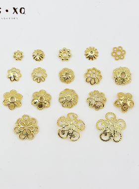 18K包金手串花托手链花托配件