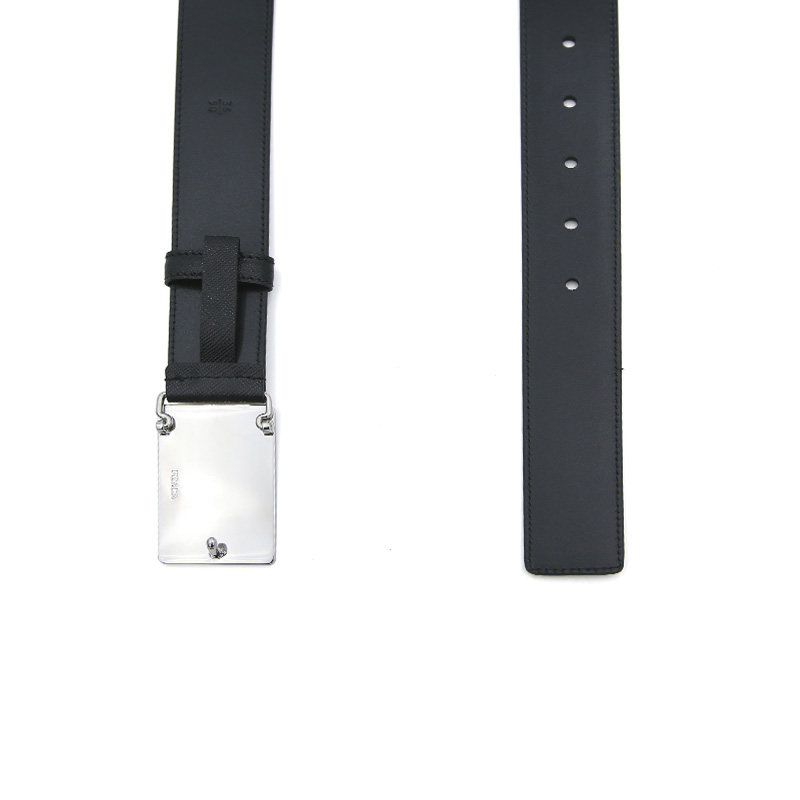 prada 2020新款男士logo扣环腰带 FLOX海外腰带/皮带/腰链