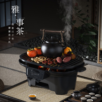 Surround stove cooking tea baking stove Chinese style suit winter home indoor full set of outdoor iron stove teapot special charcoal fire stove