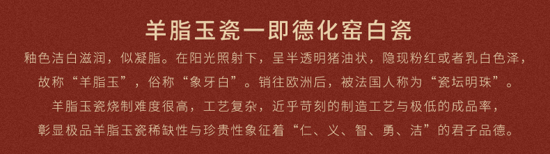 现代茶具套装家用小套功夫客厅办公室会客羊脂玉白瓷茶壶泡茶盖碗-图0