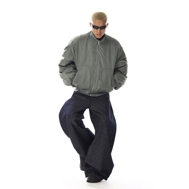 American retro short flight jacket for men