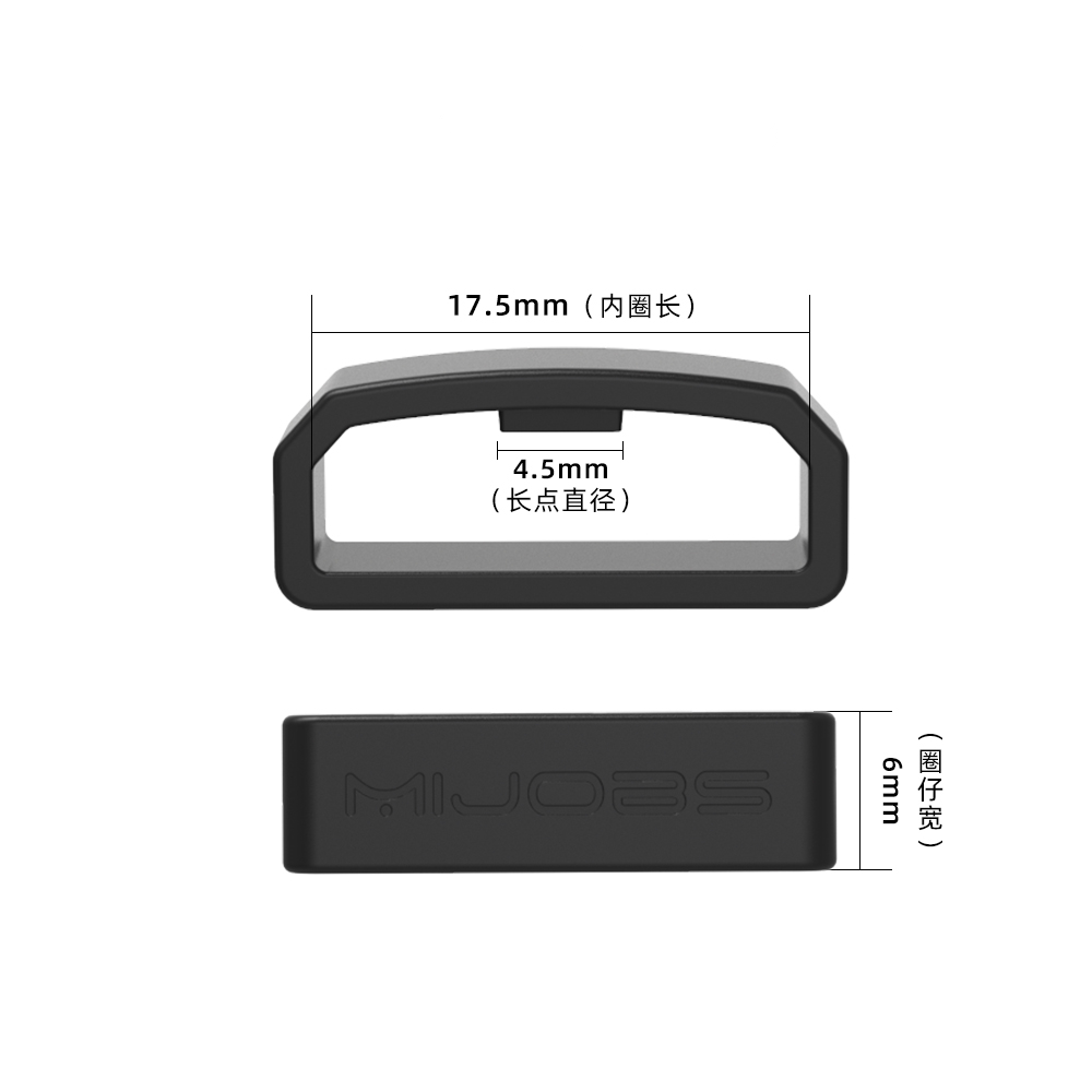 适用华为手环表带卡扣/荣耀手环4表带卡扣/荣耀手环5表带卡扣华为手环pro配件表带固定圈表带扣活动圈扣环-图1