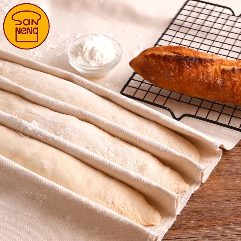三能烘焙工具 面团发酵布SN0460 面包法棍欧包发面保湿棉布SN0461 - 图2