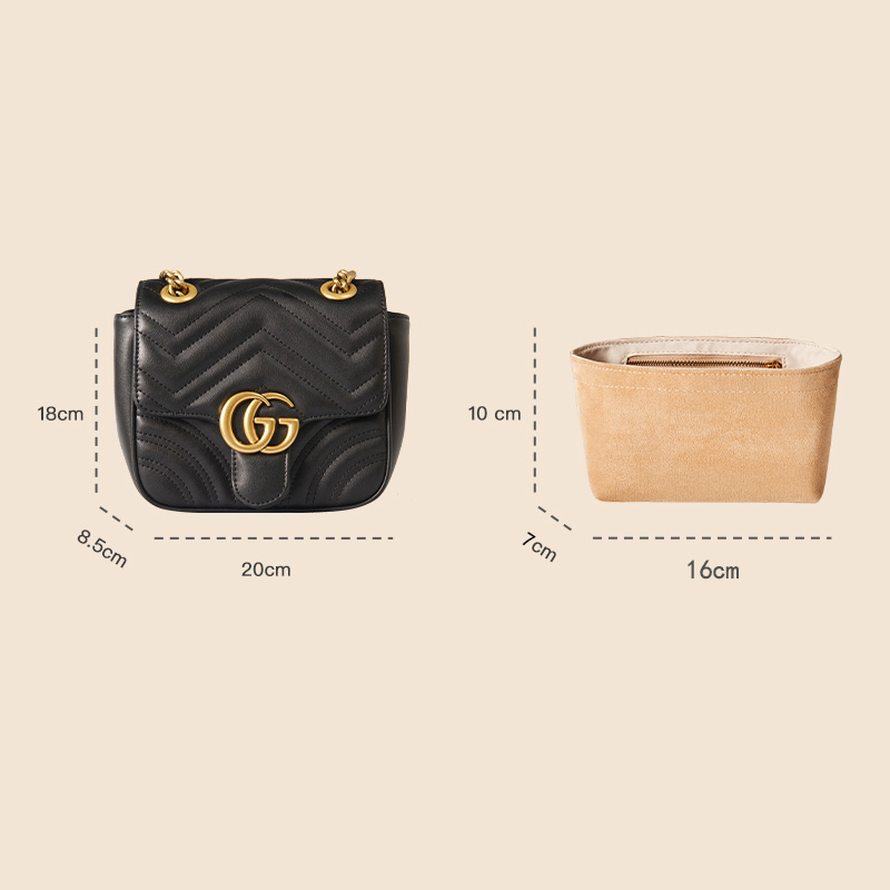 Suitable for Gucci liner bag support organizer bag lining bag