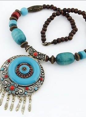 diyiy民风沙滩海边配饰裙配饰复