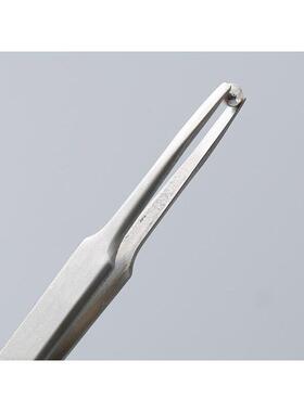 diy不锈钢加厚镊子精密弯头细头尖头防静电珠宝夹子手工iy工具
