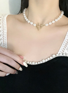 diy韩国东女大门气质珍项链珠202