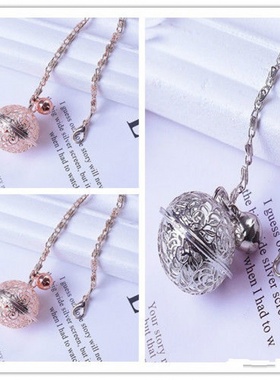 花千骨cos同款宫铃挂件镀真金银色镂空铃铛吊坠包包挂饰百搭挂链