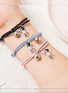 diy太空人情侣闺蜜手链一对学生