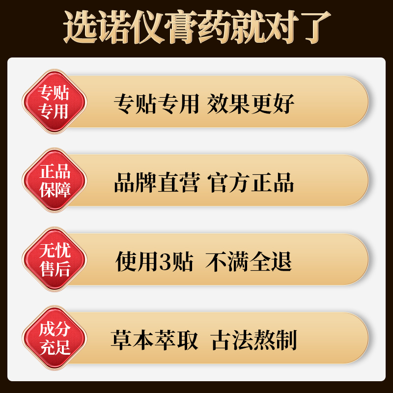 诺仪肩周炎专用贴膏肩膀膝盖疼痛颈椎病腰间盘突出风湿关节膏药贴 - 图3