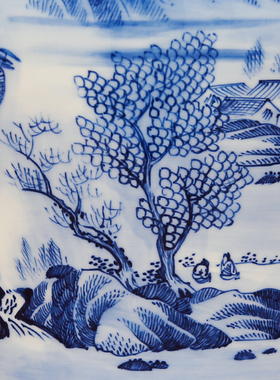 高岭瓷土平安招财明清古典客厅