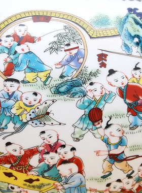 景德镇陶瓷器中式花瓶家用罐子工艺品客厅摆件角几玄关装饰品摆设